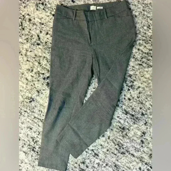 Gray dressy flat front pants - Picture 1 of 6